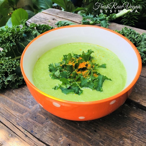 Creamy Kale Avocado Coconut Soup
