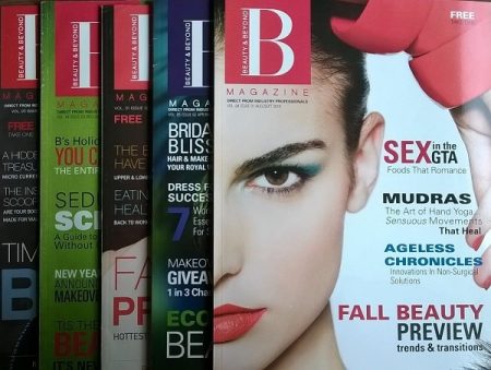 B magazine covers